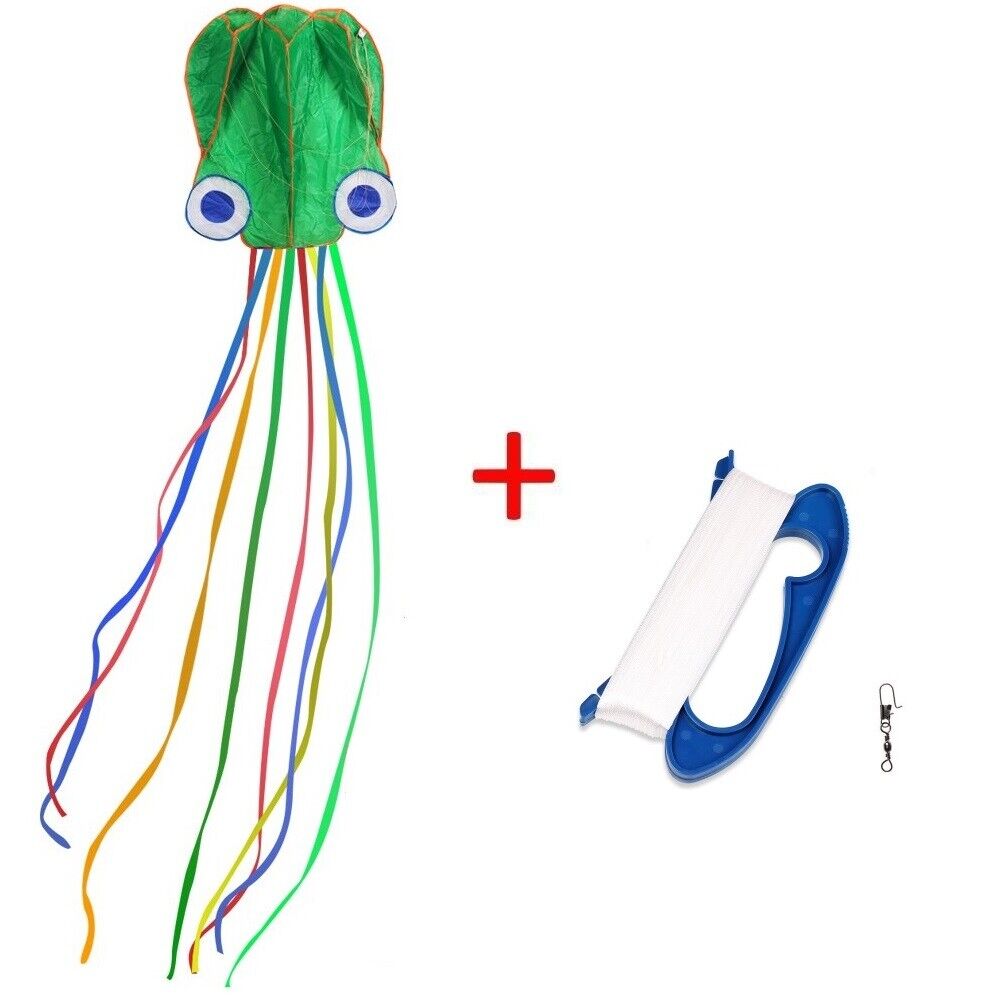 Large Octopus Kite for Kids and Adults Easy to Fly with Handle Hook