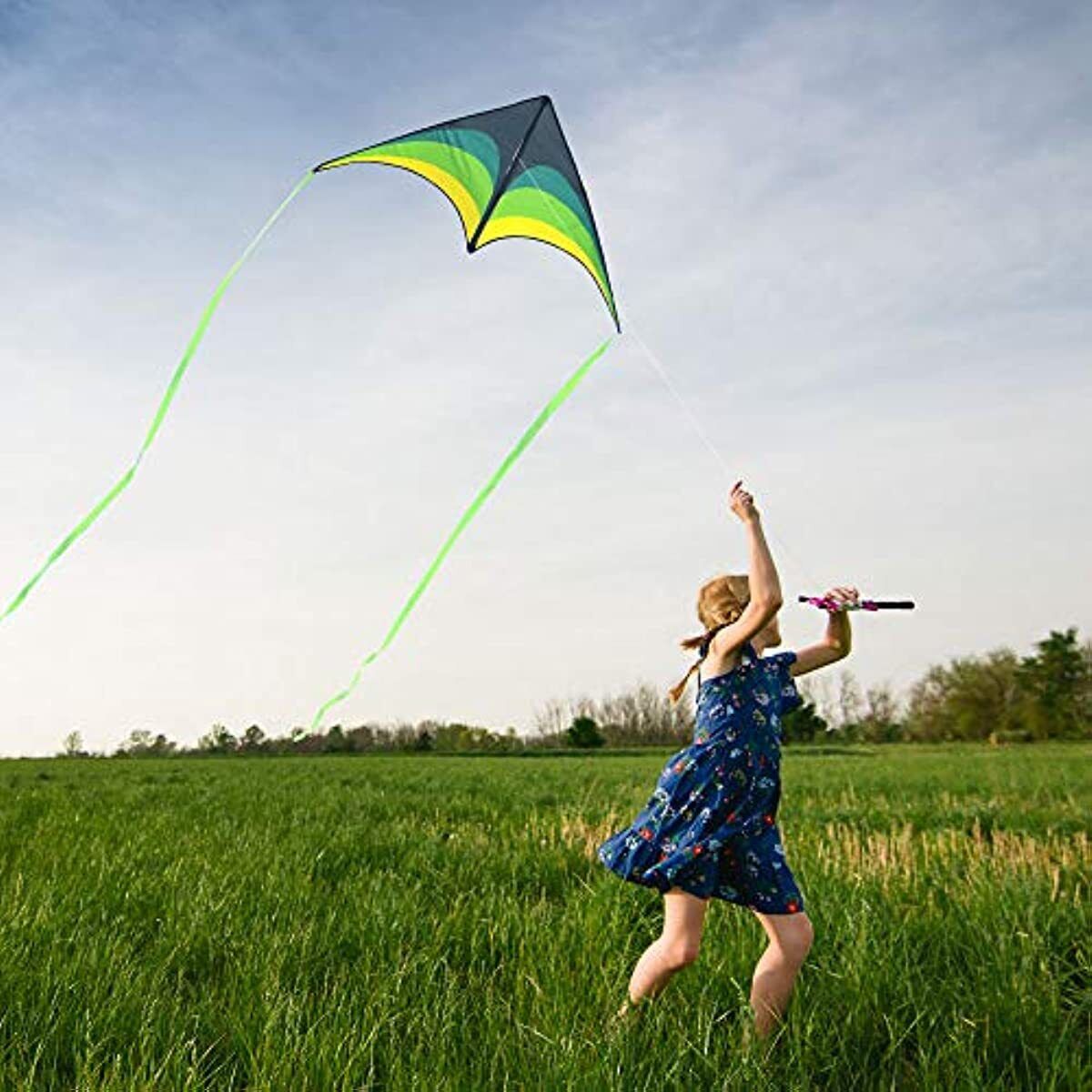 Delta Kite for Kids Adults Easy to Fly for BeginnerMint's Colorful Life